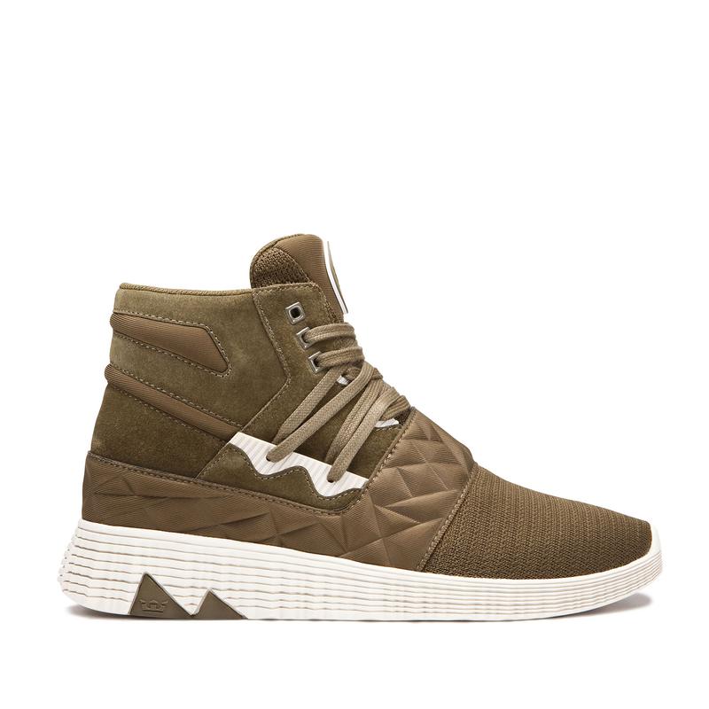 Supra JAGATI Sneaker High Damen Olivgrün Deutsch WXYHN3051